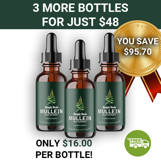 3 Bottles Mullein & Chlorophyll